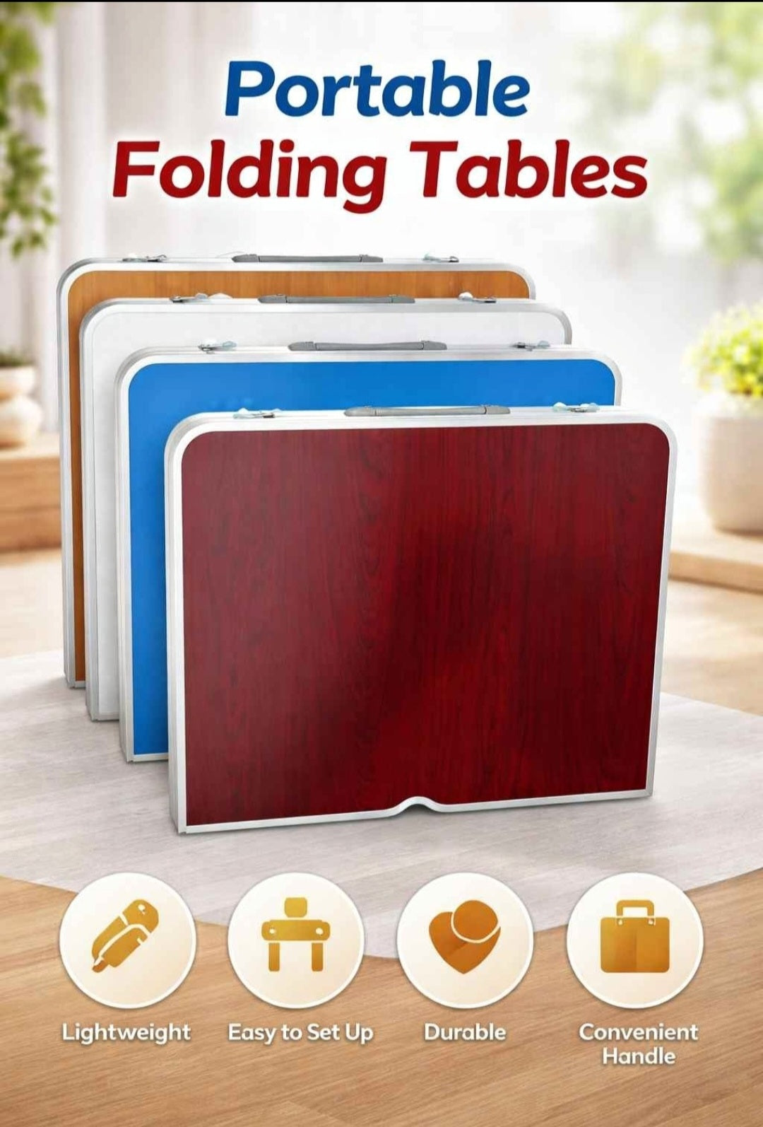 Folding table- طاولة قابلة للطي